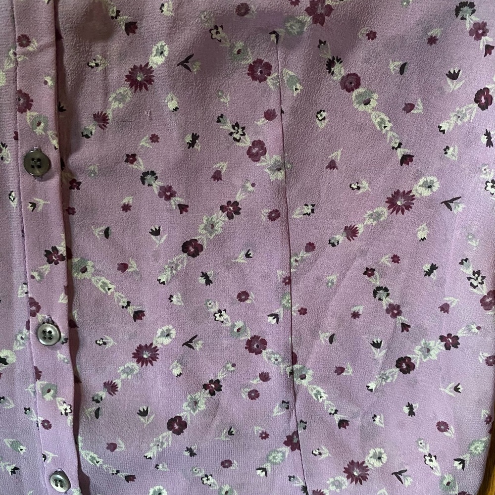 New Pendleton Silk blouse-size 10 - Picture 3 of 8